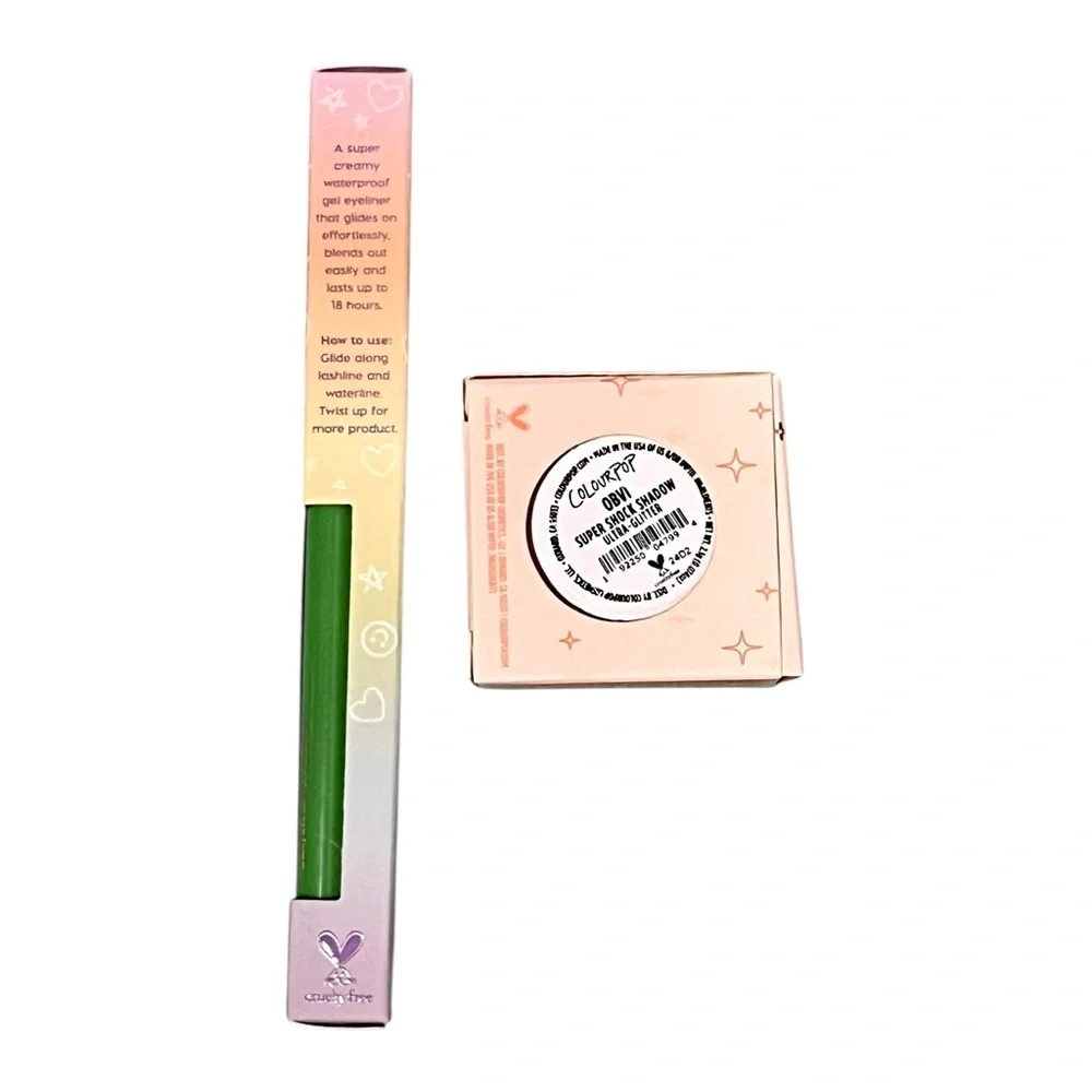 ColourPop Super Shock Shadow & BFF Creme Gel Liner Green